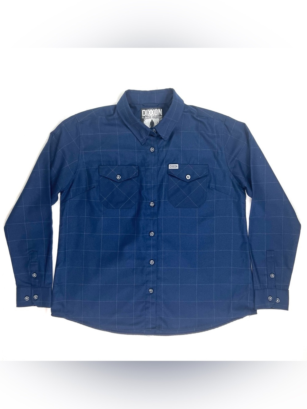 Dixxon The Michael Women’s Flannel Shirt Sz XXL The Myers Plaid Blue